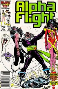 Cover Thumbnail for Alpha Flight (Marvel, 1983 series) #37 [Newsstand]