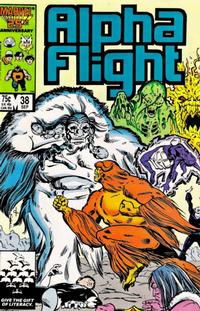 Cover Thumbnail for Alpha Flight (Marvel, 1983 series) #38 [Direct]