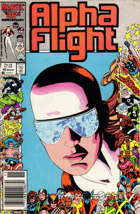 Cover for Alpha Flight (Marvel, 1983 series) #40 [Newsstand]