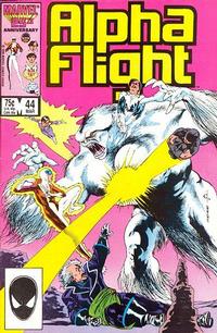 Cover for Alpha Flight (Marvel, 1983 series) #44 [Direct]