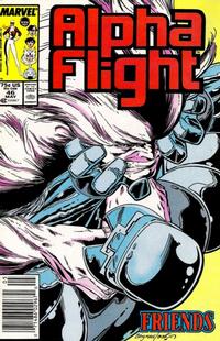Cover for Alpha Flight (Marvel, 1983 series) #46 [Newsstand]