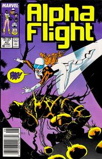 Cover for Alpha Flight (Marvel, 1983 series) #47 [Newsstand]