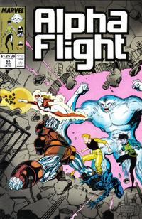 Cover for Alpha Flight (Marvel, 1983 series) #61