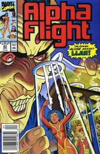 Cover for Alpha Flight (Marvel, 1983 series) #83