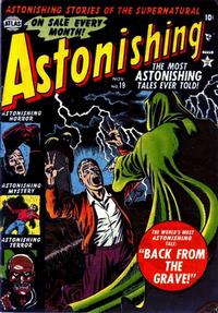 Cover for Astonishing (Marvel, 1951 series) #19