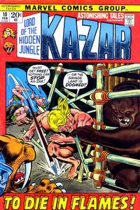 Cover for Astonishing Tales (Marvel, 1970 series) #10