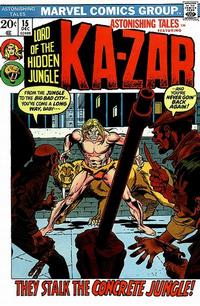 Cover Thumbnail for Astonishing Tales (Marvel, 1970 series) #15 [Regular Edition]