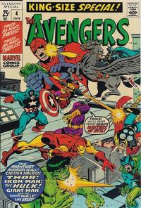 Cover Thumbnail for The Avengers Annual (Marvel, 1967 series) #4