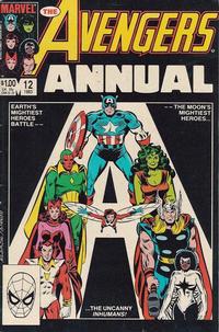 Cover for The Avengers Annual (Marvel, 1967 series) #12 [Direct]