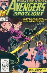 Cover Thumbnail for Avengers Spotlight (Marvel, 1989 series) #24 [Direct]