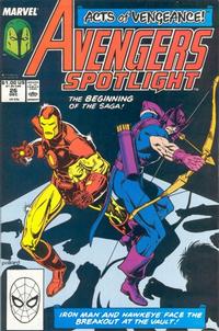 Cover Thumbnail for Avengers Spotlight (Marvel, 1989 series) #26 [Direct]