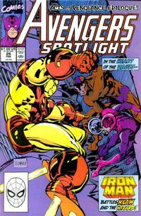 Cover Thumbnail for Avengers Spotlight (Marvel, 1989 series) #29 [Direct]