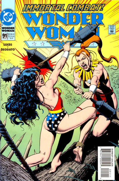 Cover for Wonder Woman (DC, 1987 series) #91 [Direct Sales]