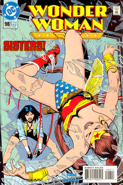 Cover for Wonder Woman (DC, 1987 series) #98 [Direct Sales]