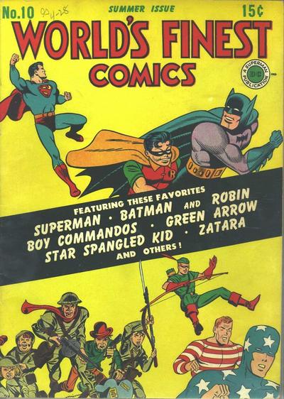 Cover for World's Finest Comics (DC, 1941 series) #10