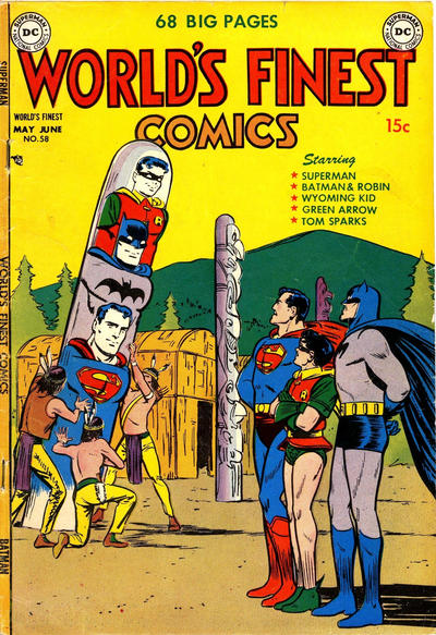 Cover for World's Finest Comics (DC, 1941 series) #58