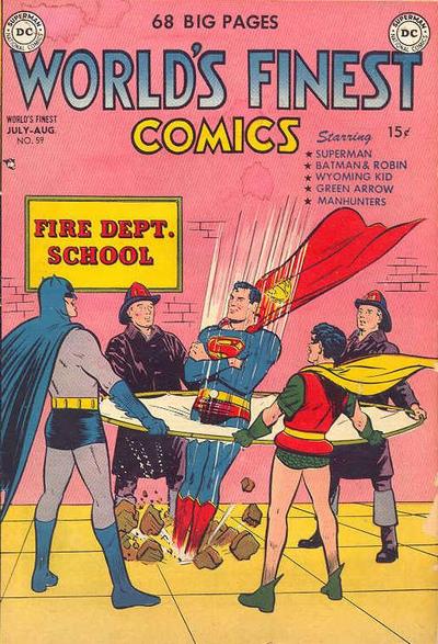 Cover for World's Finest Comics (DC, 1941 series) #59