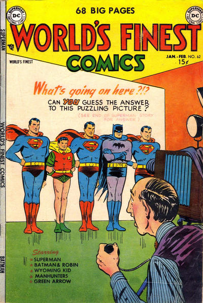 Cover for World's Finest Comics (DC, 1941 series) #62