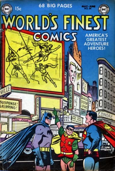Cover for World's Finest Comics (DC, 1941 series) #64