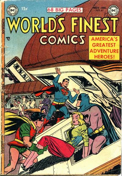 Cover for World's Finest Comics (DC, 1941 series) #67