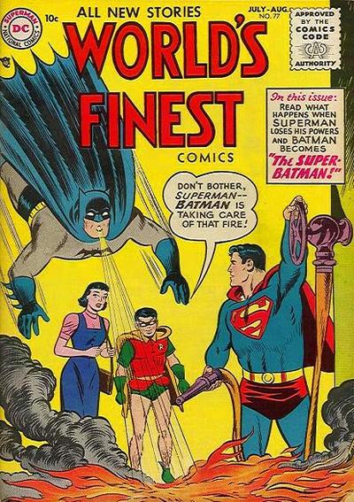 Cover for World's Finest Comics (DC, 1941 series) #77