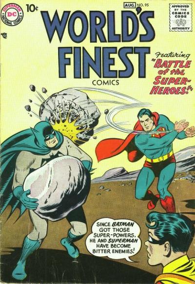 Cover for World's Finest Comics (DC, 1941 series) #95