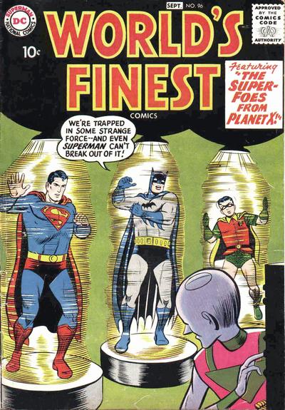 Cover for World's Finest Comics (DC, 1941 series) #96