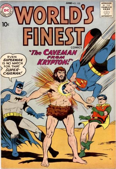 Cover for World's Finest Comics (DC, 1941 series) #102