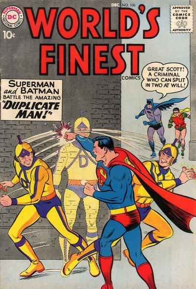 Cover for World's Finest Comics (DC, 1941 series) #106