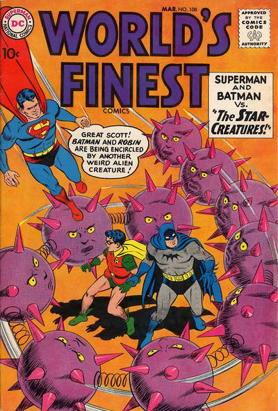 Cover for World's Finest Comics (DC, 1941 series) #108