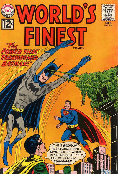 Cover for World's Finest Comics (DC, 1941 series) #128