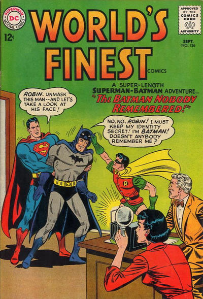 Cover for World's Finest Comics (DC, 1941 series) #136