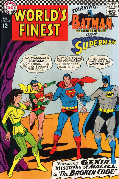 Cover for World's Finest Comics (DC, 1941 series) #164
