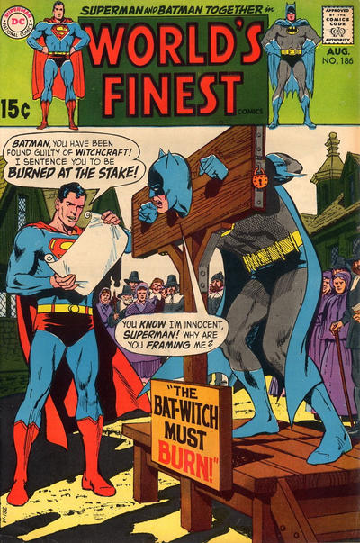 Cover for World's Finest Comics (DC, 1941 series) #186