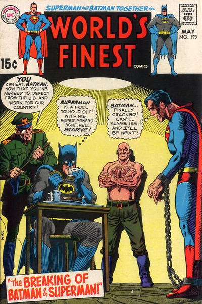 Cover for World's Finest Comics (DC, 1941 series) #193
