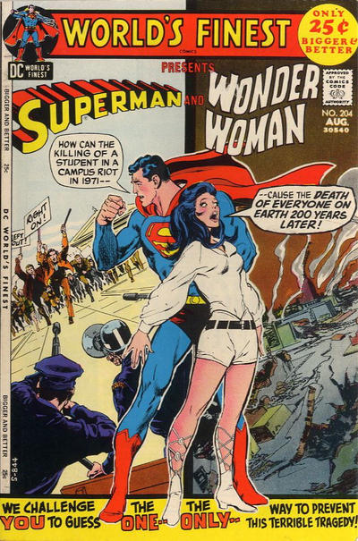 Cover for World's Finest Comics (DC, 1941 series) #204