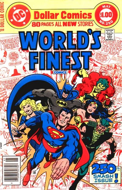 Cover for World's Finest Comics (DC, 1941 series) #250