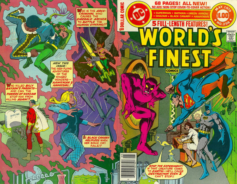 Cover for World's Finest Comics (DC, 1941 series) #256
