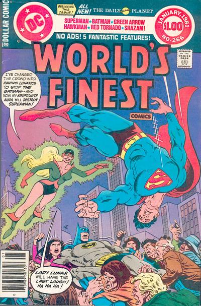 Cover for World's Finest Comics (DC, 1941 series) #266 [Newsstand]