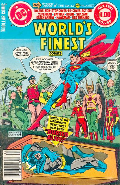 Cover for World's Finest Comics (DC, 1941 series) #269 [Newsstand]