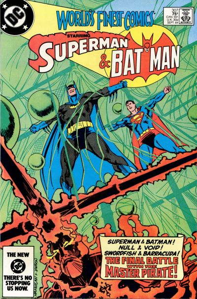 Cover for World's Finest Comics (DC, 1941 series) #307 [Direct]