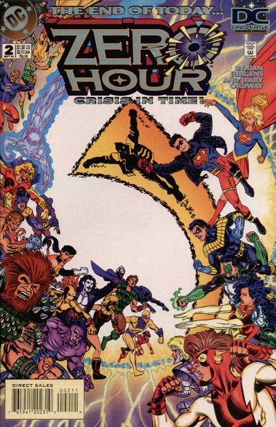 Cover for Zero Hour: Crisis in Time (DC, 1994 series) #2 [Direct Sales]