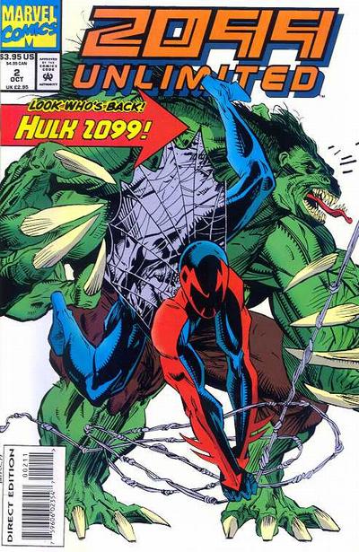 Cover for 2099 Unlimited (Marvel, 1993 series) #2 [Direct Edition]