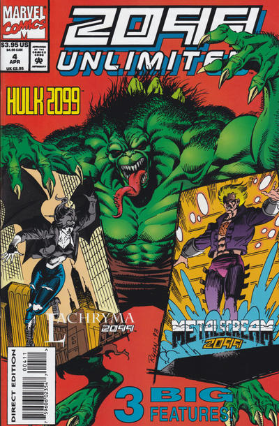 Cover for 2099 Unlimited (Marvel, 1993 series) #4 [Direct Edition]