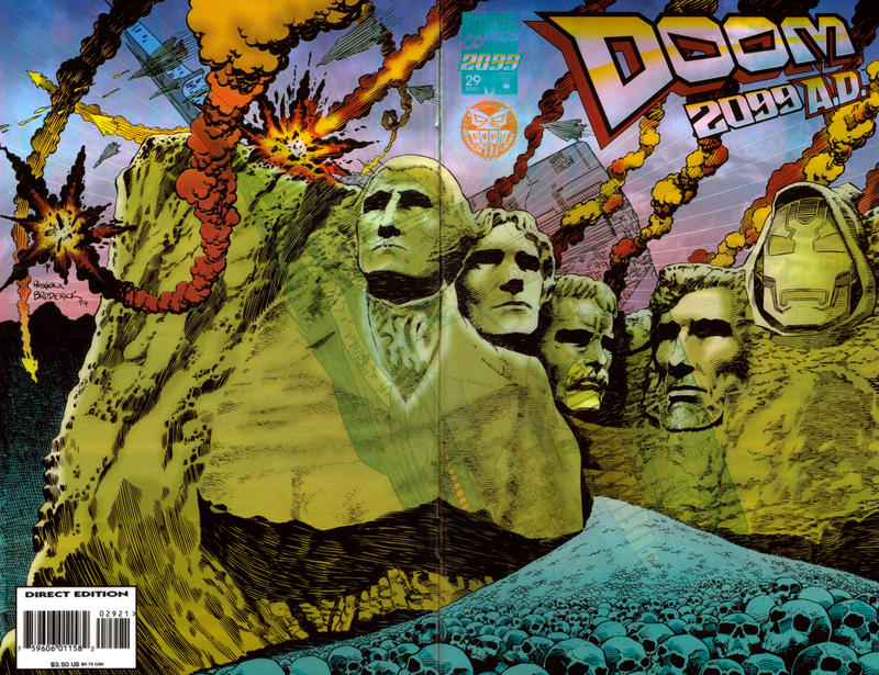 Cover for Doom 2099 (Marvel, 1993 series) #29 [Deluxe Direct Edition]