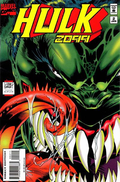 Cover for Hulk 2099 (Marvel, 1994 series) #2 [Direct Edition]