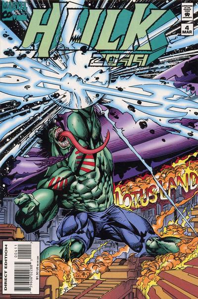 Cover for Hulk 2099 (Marvel, 1994 series) #4 [Direct Edition]