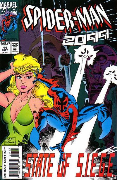 Cover for Spider-Man 2099 (Marvel, 1992 series) #11 [Direct]