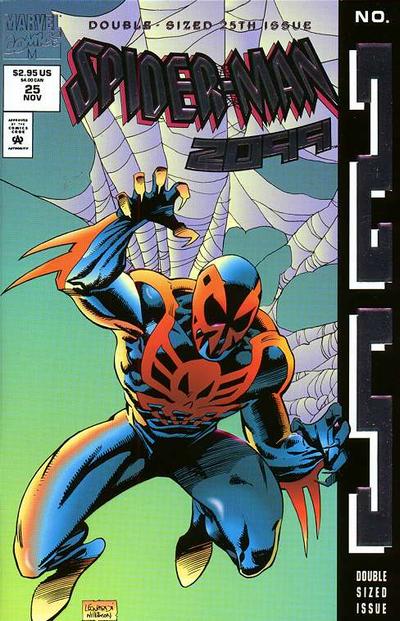 Cover for Spider-Man 2099 (Marvel, 1992 series) #25 [Direct Deluxe Edition]