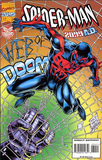 Cover for Spider-Man 2099 (Marvel, 1992 series) #34 [Direct Edition]